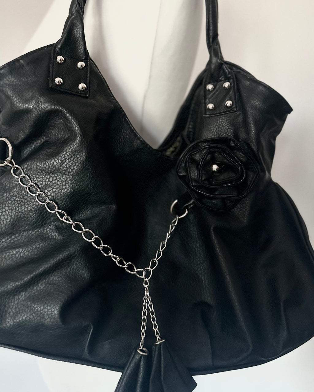 Black shoulder bag