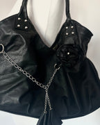 Black shoulder bag