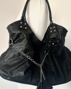 Black shoulder bag
