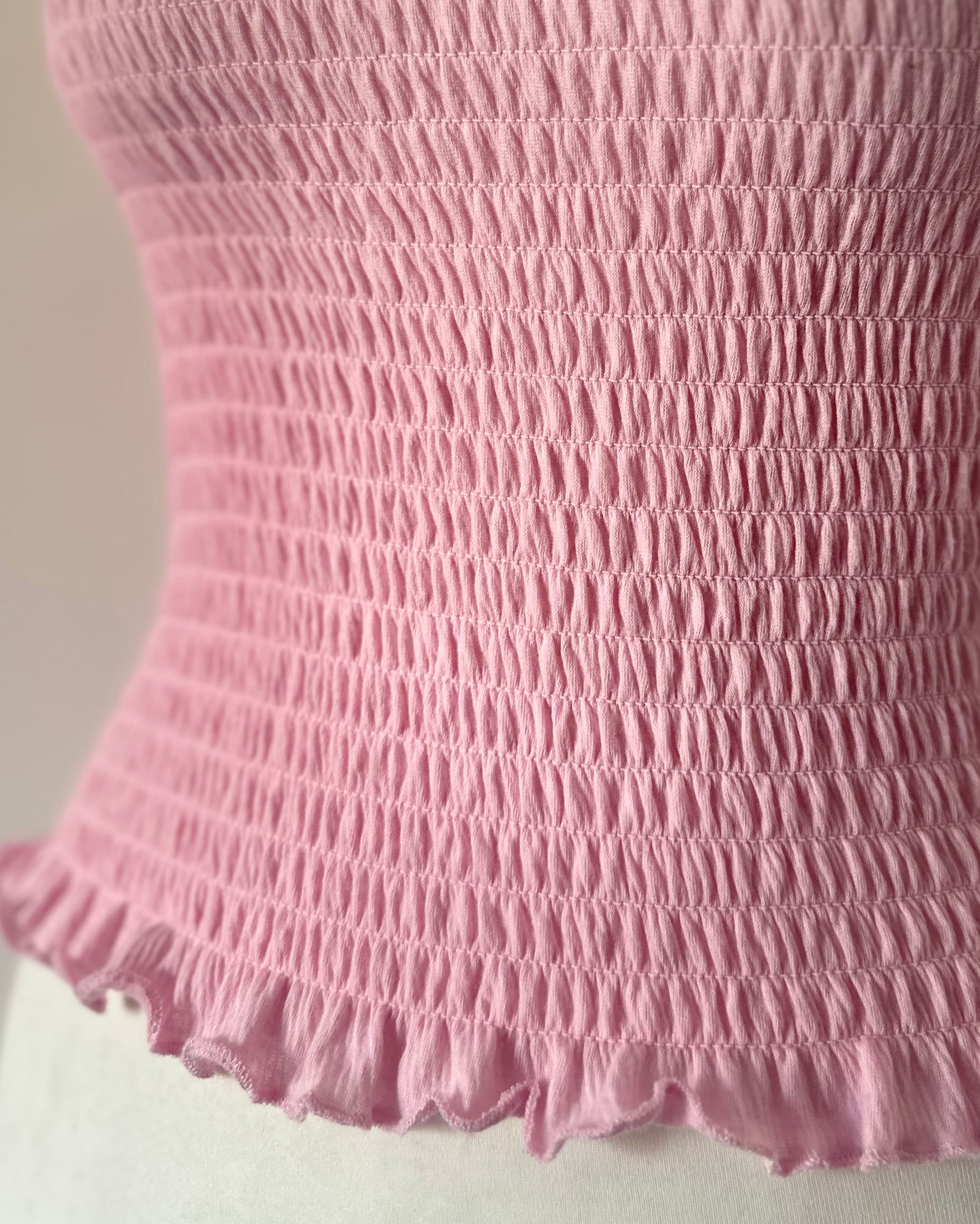 Pink crop top