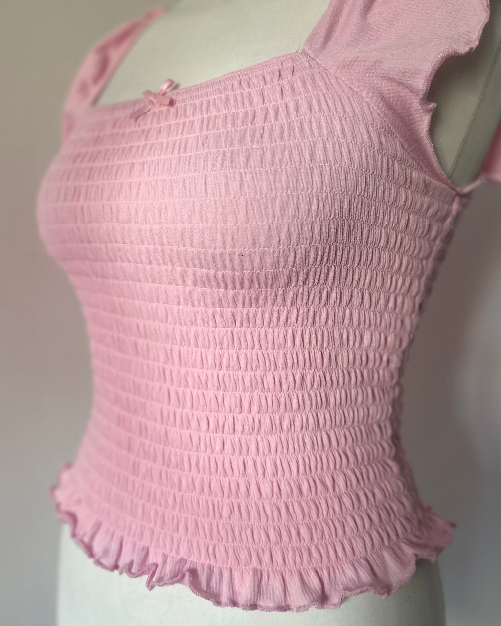 Pink crop top