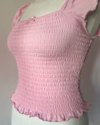 Pink crop top