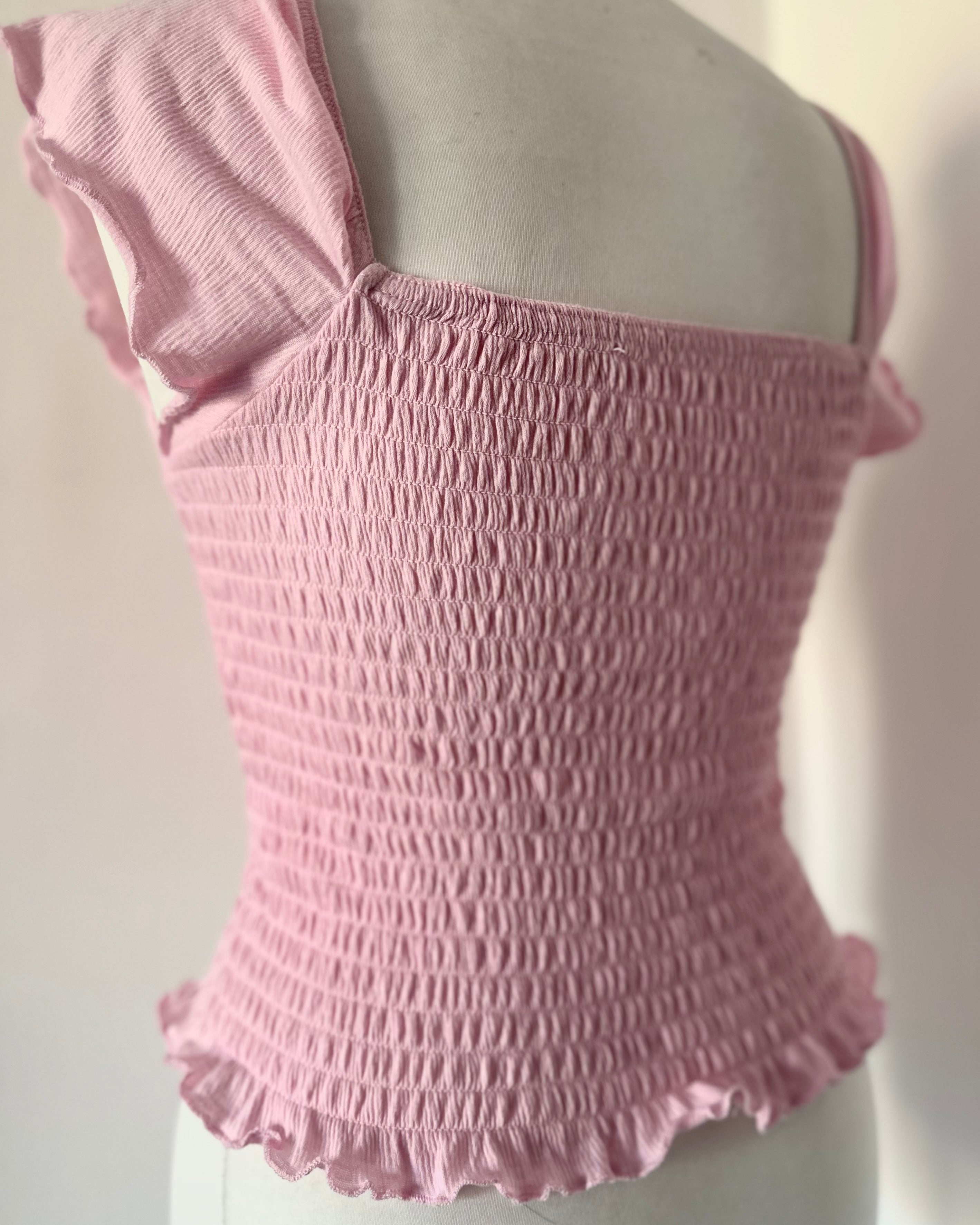 Pink crop top