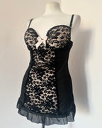 Pink lace corset top