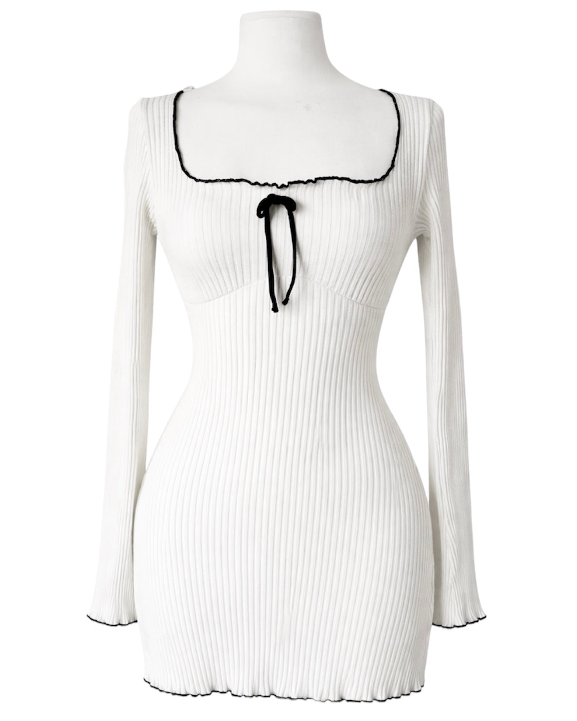White mini dress