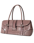 Pink leather bag