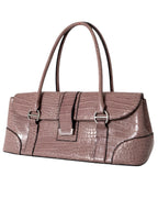 Pink leather bag