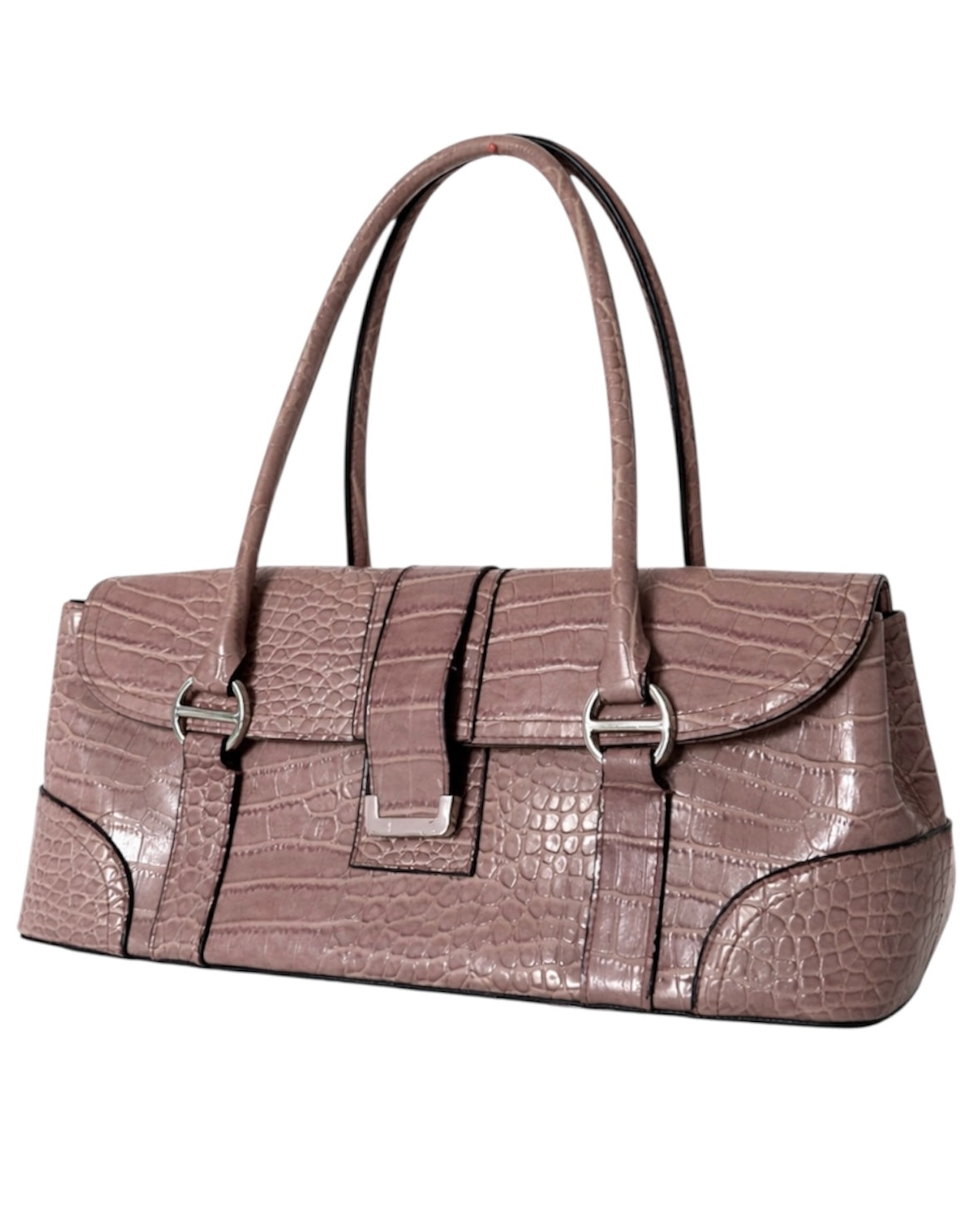 Pink leather bag