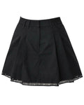 Black mini skirt